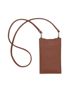 MIIKO - Nahkainen puhelinlaukku Hertta ruskea - RUSKEA | Stockmann