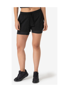 super.natural - Naisten Double Layer merinovillaiset shortsit - JET BLACK | Stockmann