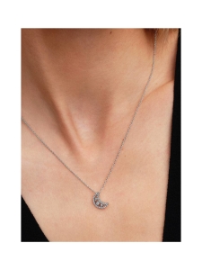 Pandora - Crescent Moon Pendant Necklace - 394259C01 | Stockmann
