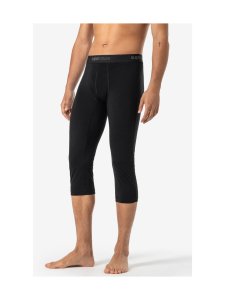 super.natural - Miesten Tundra175 3/4 merinovillaiset kerrastotrikoot - JET BLACK | Stockmann