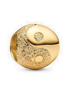Pandora - Pandora Moments Textured Yin and Yang Mini Charm -hela, keltakullattu - 764045C00 | Stockmann