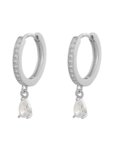 Snö Of Sweden - Camille drop ring ear s/clear - Snö of Sweden - HOPEA | Stockmann