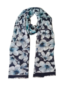 Lasessor - Fiori -lyocell huivi - NAVY | Stockmann