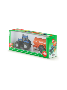 SIKU - SIKU New Holland -traktori säiliöperävaunulla, 1:50, 22,8 cm | Stockmann