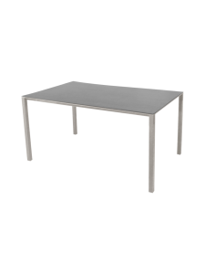 Cane-Line - Pure-ruokapöytä 150 x 90 cm - TAUPE, BASALTINHARMAA | Stockmann