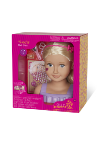 OUR GENERATION - OUR GENERATION Kampauspää Trista, vaaleahiuksinen, 23 cm | Stockmann