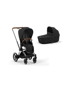 CYBEX - Cybex ePriam yhdistelmävaunut (Chrome/Brown) - SEPIA BLACK | Stockmann