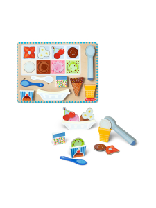 MELISSA & DOUG - MELISSA & DOUG Puinen magneettipalapeli ja leikkisetti Jäätelö MELISSA & DOUG - MELISSA & DOUG Puinen magneettipalapeli ja leikkisetti Jäätelö | Stockmann