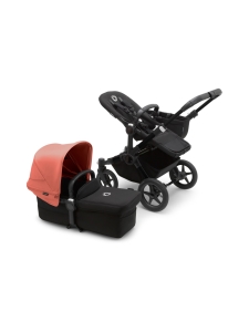 Bugaboo - Bugaboo Donkey5 Mono yhdistelmävaunut - BLACK/GREY MELANGE | Stockmann