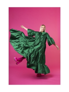 Miia Halmesmaa - LUSH- SILKKI ILTAPUKU, VIHREÄ - VIHREÄ Miia Halmesmaa - LUSH- SILKKI ILTAPUKU, VIHREÄ - VIHREÄ | Stockmann