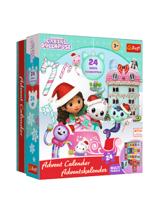 GABBY´S DOLLHOUSE - TREFL GABBY´S DOLLHOUSE Palapelisetti joulukalenteri, 24 x 24 palaa | Stockmann