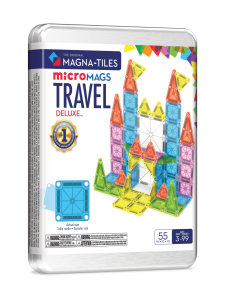 MAGNA-TILES - MAGNA-TILES magneettirakennussetti Micromags Deluxe-matkasetti, 55 osaa | Stockmann