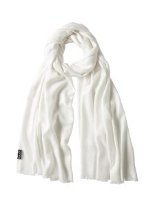 BOODY - Fringed Hem Scarf silkinpehmeä bambuhuivi - kolme eri väriä - NATURAL WHITE BOODY - Fringed Hem Scarf silkinpehmeä bambuhuivi - kolme eri väriä - NATURAL WHITE | Stockmann