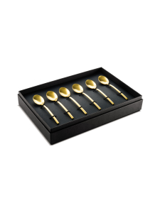 Mepra - Due Oro Ice-kahvilusikka 6 kpl lahjapakkauksessa | Stockmann