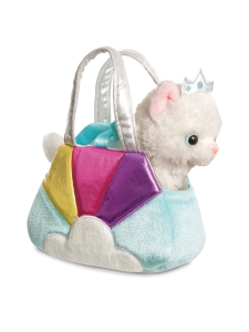 FANCY PALS - AURORA Fancy Pals pehmolelu kissaprinsessa laukussa, 20 cm | Stockmann