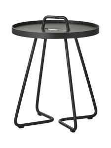 Cane-Line - On-the-move -sivupöytä - MUSTA | Stockmann