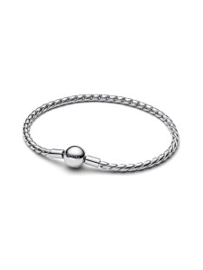 Pandora - Pandora Moments Round Clasp Wing Chain -rannekoru, hopea - 594028C00 | Stockmann