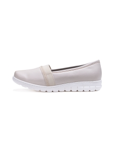 Pomar +plus - VANAMO Pomar+ stretch ballerinat - OFF WHT STRETCH NAPPA/WHT SOLE | Stockmann