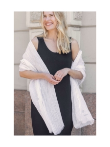 Lasessor - Paola -pellavahuivi - VALKOINEN | Stockmann