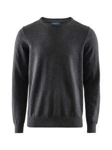 Berkeley - Brockton Cotton Crew -puuvillaneule - DARK GREY | Stockmann