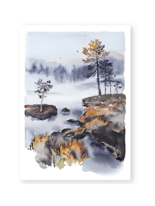 ESTER VISUAL - Juliste Erämaan reunalla 50x70 cm | Stockmann