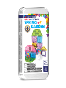 MAGNA-TILES - MAGNA-TILES Micromags Magneettinen rakennussarja Kevätpuutarha, 24 osaa | Stockmann