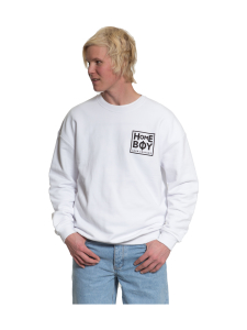 Homeboy - The Bigger homie - collegepaita - WHITE | Stockmann