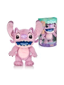 DISNEY STITCH - STITCH Real FX Interaktiivinen käsinukke Puhelias Angel, 30 cm | Stockmann