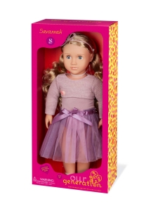 OUR GENERATION - OUR GENERATION Nukke Savannah liilassa tutussa 46 cm | Stockmann