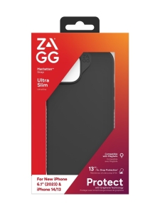 Zagg - Zagg Manhattan Snap - musta suojakuori iPhone 15/14/13 Zagg - Zagg Manhattan Snap - musta suojakuori iPhone 15/14/13 | Stockmann
