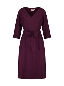 Nakoa - Vera Dress Pellavamekko, Merlot - TUMMANPUNAINEN | Stockmann