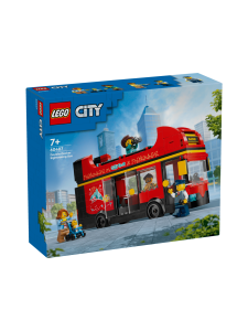 LEGO CITY - LEGO City Punainen kaksikerroksinen turistibussi 60407 | Stockmann