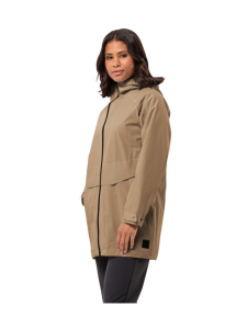 Jack Wolfskin - Mainkai Long JKT W - SAND STORM | Stockmann