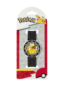 POKEMON - POKEMON Analoginen rannekello, musta | Stockmann