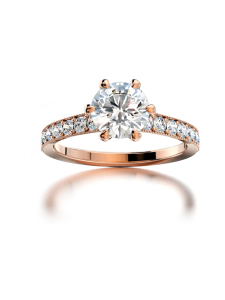 Olli Johan Lindroos - OJL Originals Lumi Punakultainen 0,75ct Krysantti Timanttisormus Olli Johan Lindroos - OJL Originals Lumi Punakultainen 0,75ct Krysantti Timanttisormus | Stockmann