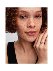 Pandora - Sparkling Square Halo Ring - 193555C02 | Stockmann