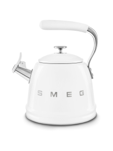 Smeg - Smeg viheltävä vesipannu WKF01WH, valkoinen Smeg - Smeg viheltävä vesipannu WKF01WH, valkoinen | Stockmann