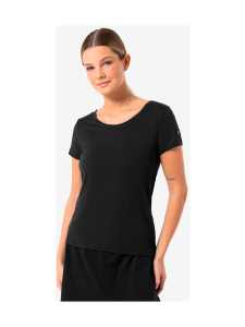super.natural - Naisten Midsummer merinovillainen t-paita - JET BLACK | Stockmann
