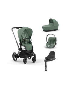 CYBEX - Cybex ePriam starttipaketti (Matte Black) - LEAF GREEN | Stockmann