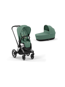 CYBEX - Cybex Priam 4 yhdistelmävaunut (Chrome/Black) - LEAF GREEN | Stockmann