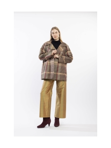 Miia Halmesmaa - SILKKI BLEISERI, RUUTU - BEIGE | Stockmann