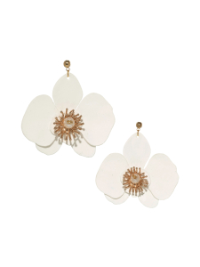 Upcycle with Jing - Ylisuuret Butterfly Orchid Korvakorut - valkoinen - VALKOINEN Upcycle with Jing - Ylisuuret Butterfly Orchid Korvakorut - valkoinen - VALKOINEN | Stockmann