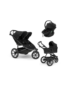 Thule - Thule Urban Glide 3 Double tuplarattaat vaunukopalla ja Thule Maple turvakaukalolla | Stockmann