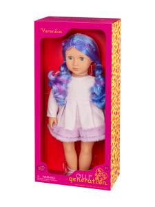 OUR GENERATION - OUR GENERATION Nukke Veronika monivärisillä hiuksilla, 46 cm | Stockmann