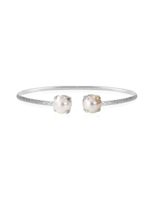 Caroline Svedbom Jewelry - CLASSIC PETITE BRACELET RHODIUM - PEARL | Stockmann