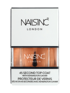 NAILS INC - 45 Second Top Coat with Kensington Caviar -päällyslakka 14ml NAILS INC - 45 Second Top Coat with Kensington Caviar -päällyslakka 14ml | Stockmann