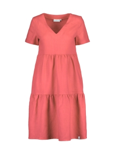 Nakoa - Pellava Kerrosmekko, Sunset Coral - SUNSET CORAL (KORALLINPUNAINEN) Nakoa - Pellava Kerrosmekko, Sunset Coral - SUNSET CORAL (KORALLINPUNAINEN) | Stockmann