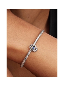 Pandora - Pandora Moments sininen hela, hamsa-käsi, hopea, kristalli – 794062C01 | Stockmann