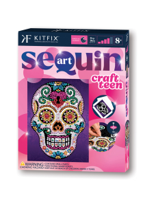 KITFIX - KITFIX Paljettimaalaus teineille Sokeripääkallo KITFIX - KITFIX Paljettimaalaus teineille Sokeripääkallo | Stockmann