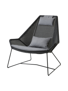 Cane-Line - Breeze-nojatuoli - MUSTA, HARMAA | Stockmann